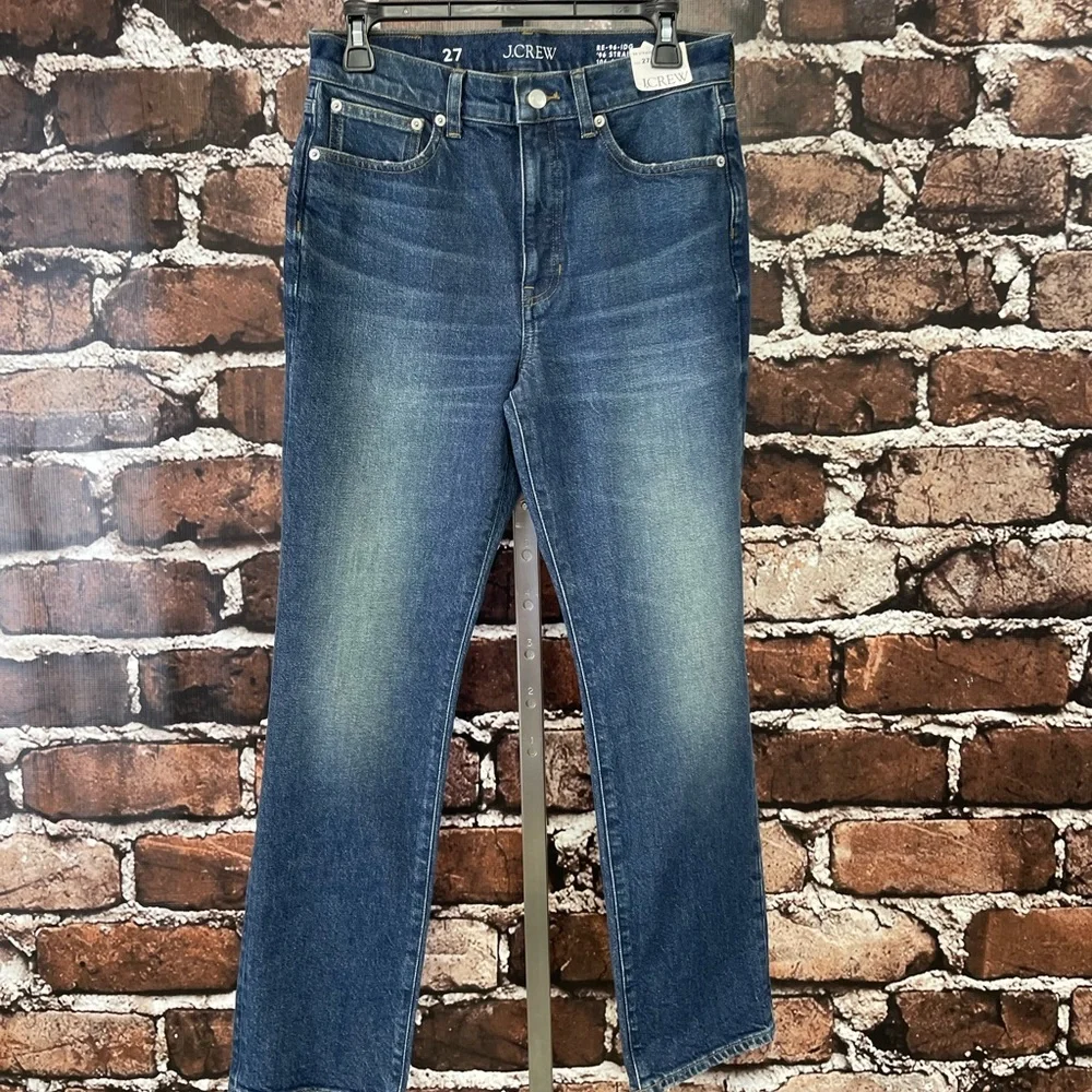 J. Crew Jeans Rerelease ‘96 Straight Leg NWT Blue Denim Size 27